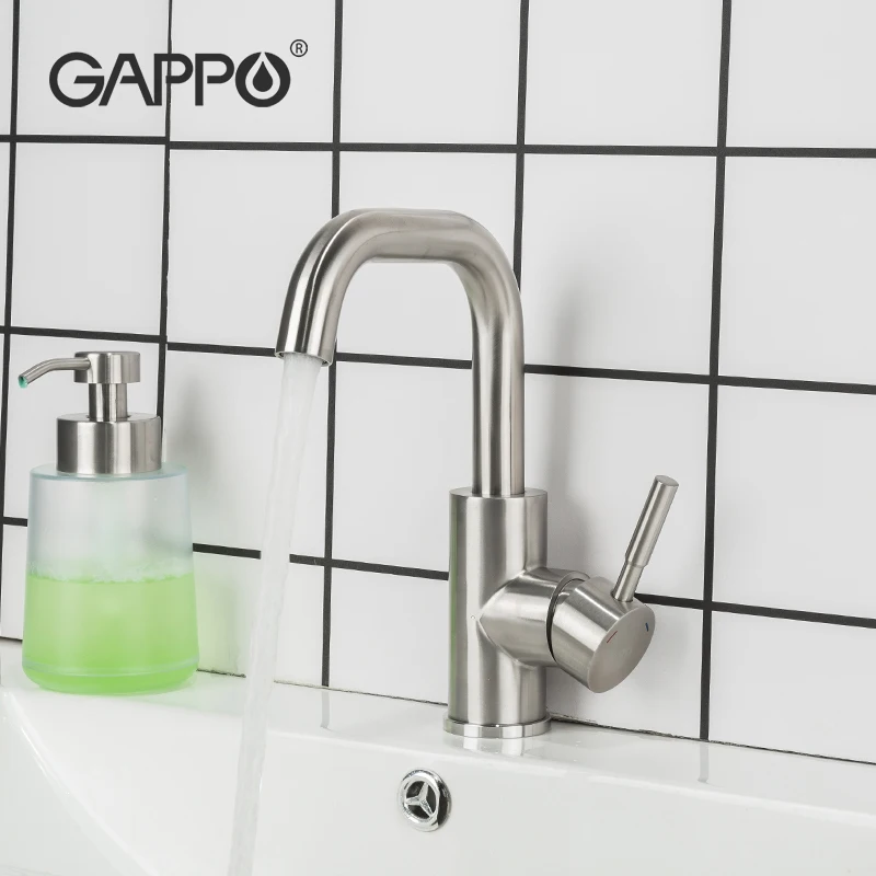 

GAPPO Basin Faucet Deck Mounted Wash Basin Sink Faucet Brass Tap Hot & Cold Water Mixer Taps torneira