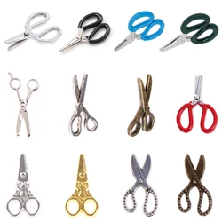 1PC 1:12 Scale Dollhouse Miniature Scenes Hair Cutting Scissors Model Furniture Toys