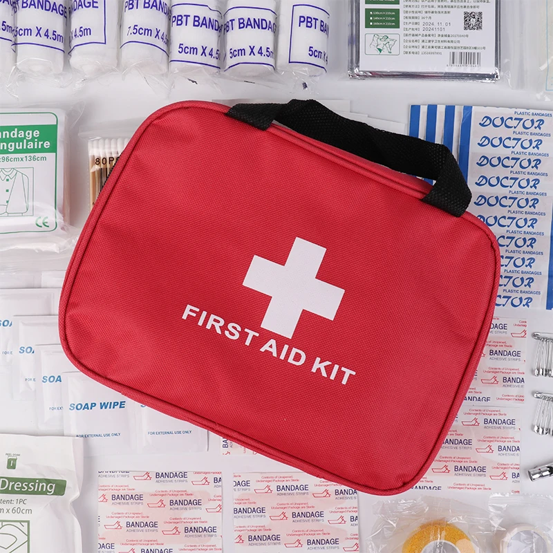 22Pcs First Aid Kit Multi-purpose Emergency Medical Portable Medical Bag Multi-functional Outdoor Home Emergency Bag