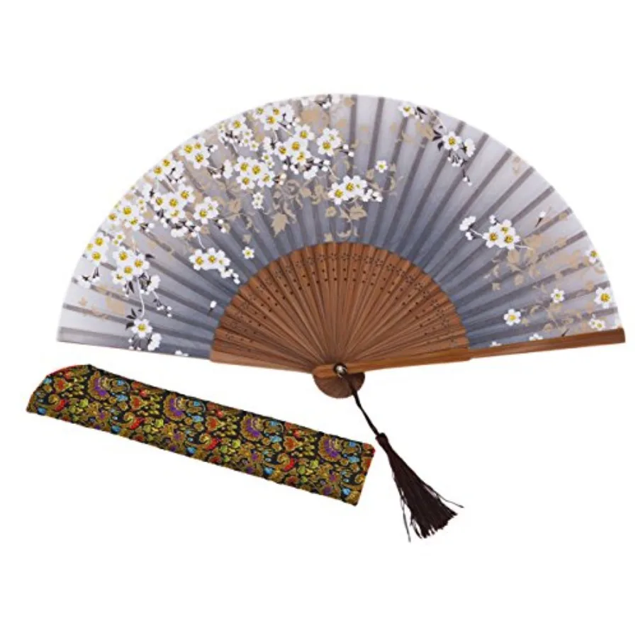 Charming Elegant Modern Woman Handmade Bamboo Silk 8.27