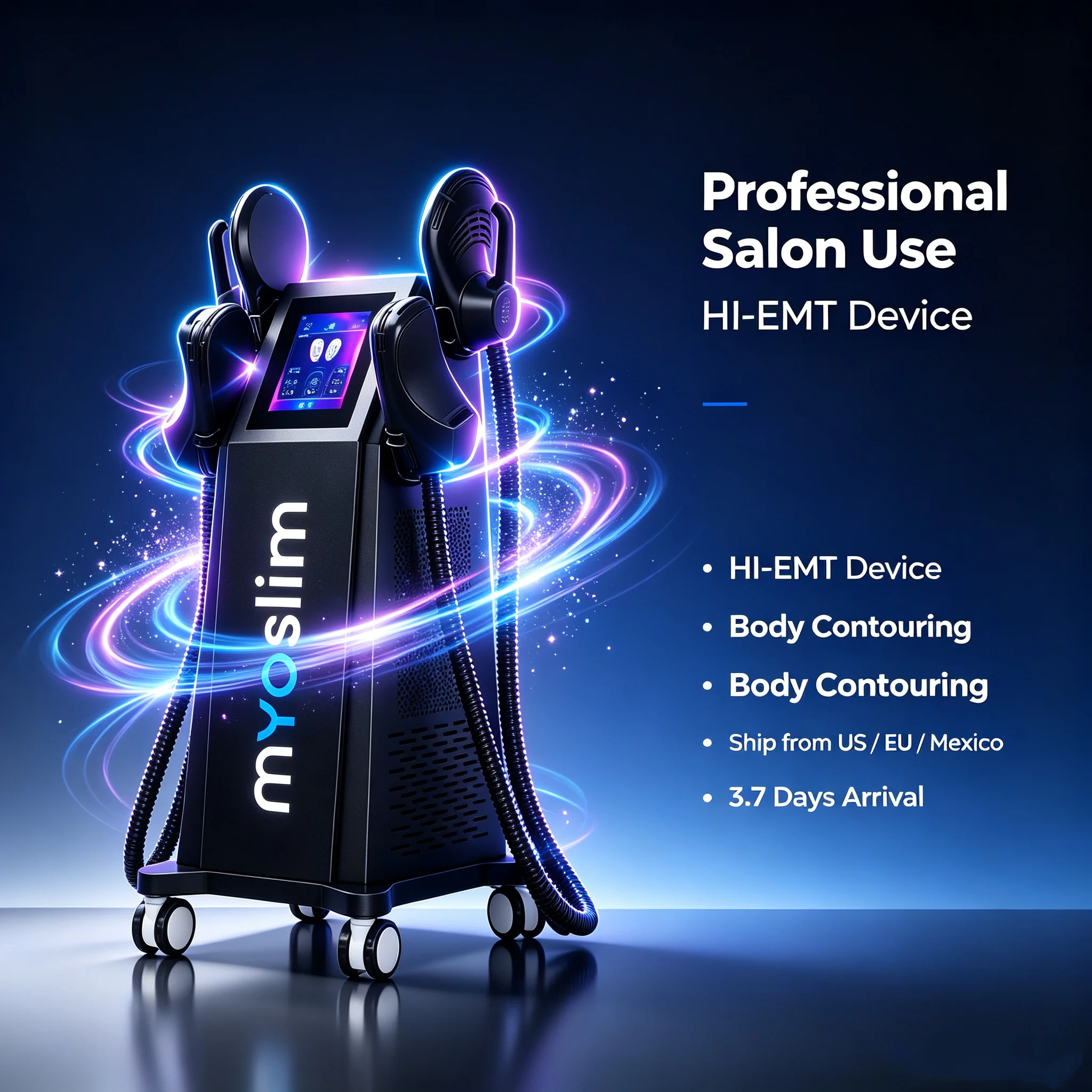 MYOslim 6500W NEO Hi-emt Slimming Machine EMS RF Nova Body Sculpting EMS Pelvic Muscle Stimulator Anti Cellulite Sculpt Device