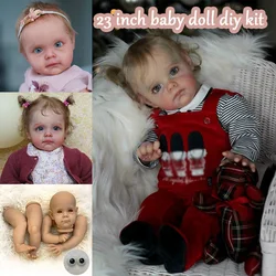 Reborn Doll Kit for 22inch Maggi Popular Reborn Baby Kits Soft Touch Fresh Color Vinyl Kit Unfinished Reborn Doll