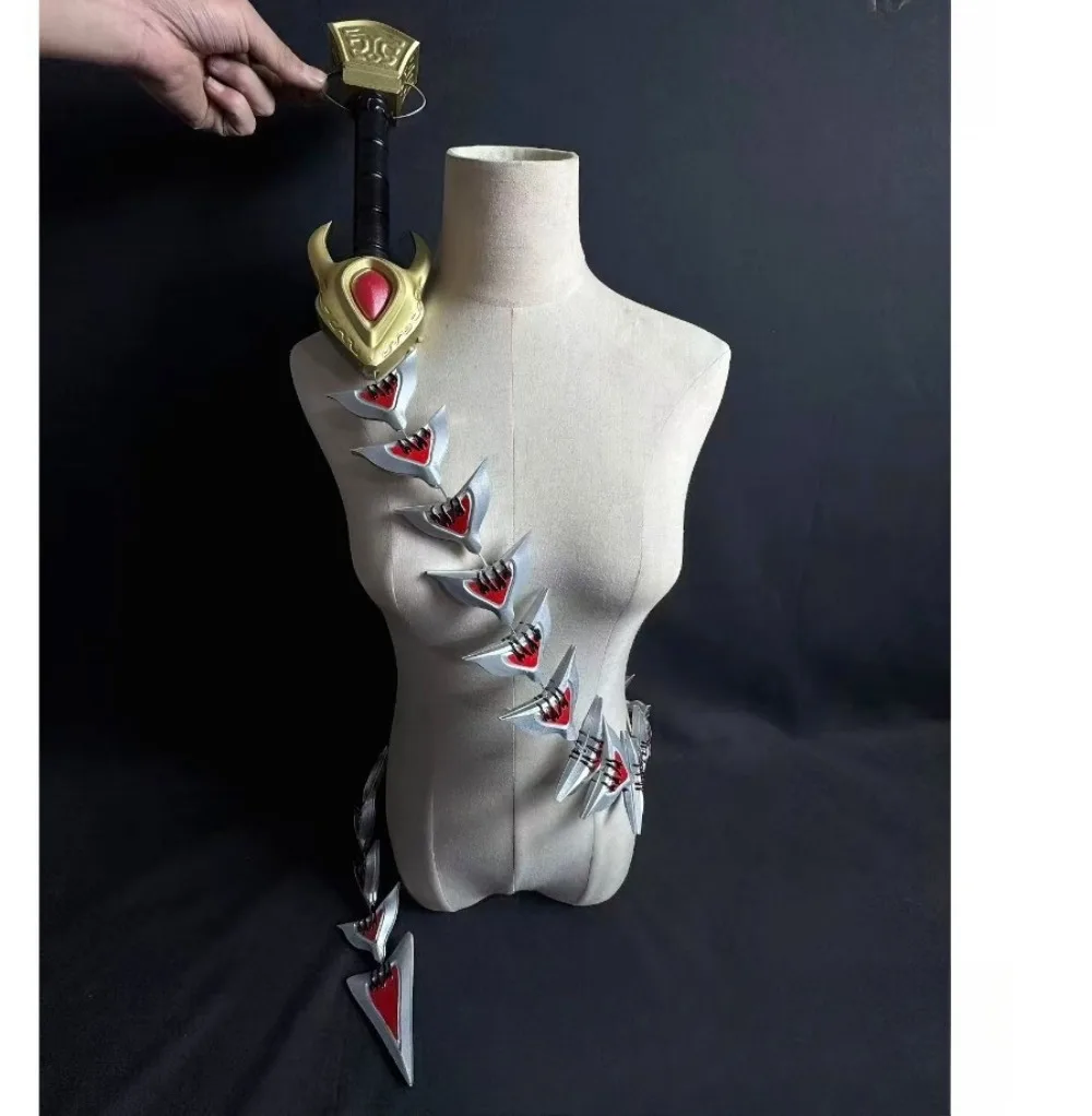 Tian Xing Jiu Ge Honglian Chilian Sword Cosplay Prop Anime Role Play Equipment Costume Accessories for Comic Con Halloween Party