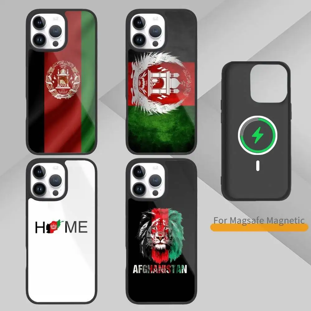 

Flag of A-Afghanistan Phone Case For iPhone 14,16,15,13,17,12,Plus,Pro,Max Magnetic For Magsafe Frosted Cover