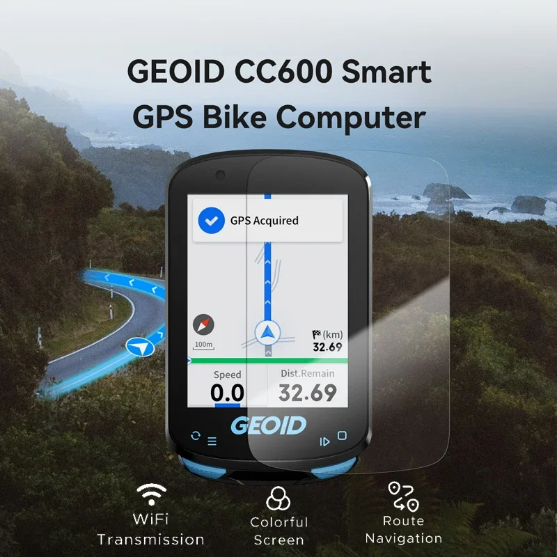 GEOID CC600 Wireless Smart Bike Computer Speedometer with Automatic WI...