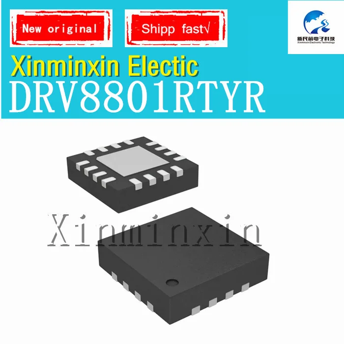 رقاقة IC الأصلية ، DRV8801RTYR ، DRV8801RTY ، DRV8801RTYT ، DRV8801 ، QFN16 ، جديد ، 1 ، قطعة