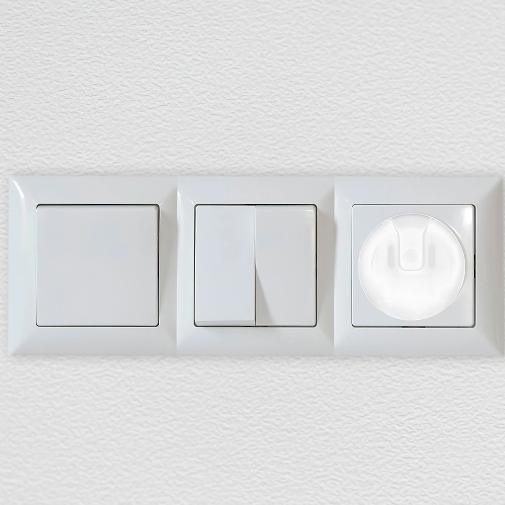 

10 шт., защитные чехлы для розеток, прозрачные розетки для безопасности детей, защита от поражения электрическим током, розетки, простая установка