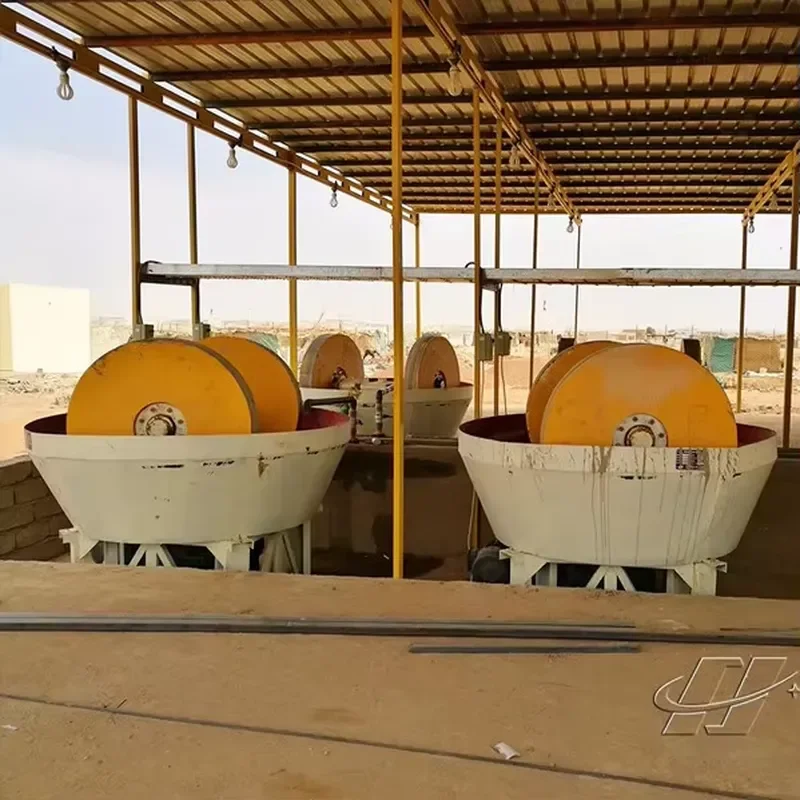 2026 CE Iso CE Wet Pan Mill Machine in Niger Gold Mining Stone Grinding Wet Gold Selection Grinding Wet Mill