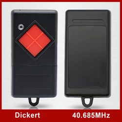 Para 40.685MHz DICKERT MAHS40-01 MAHS40-04 Controle remoto para porta de garagem Transmissor portátil Dickert 40mhz Abridor de portão