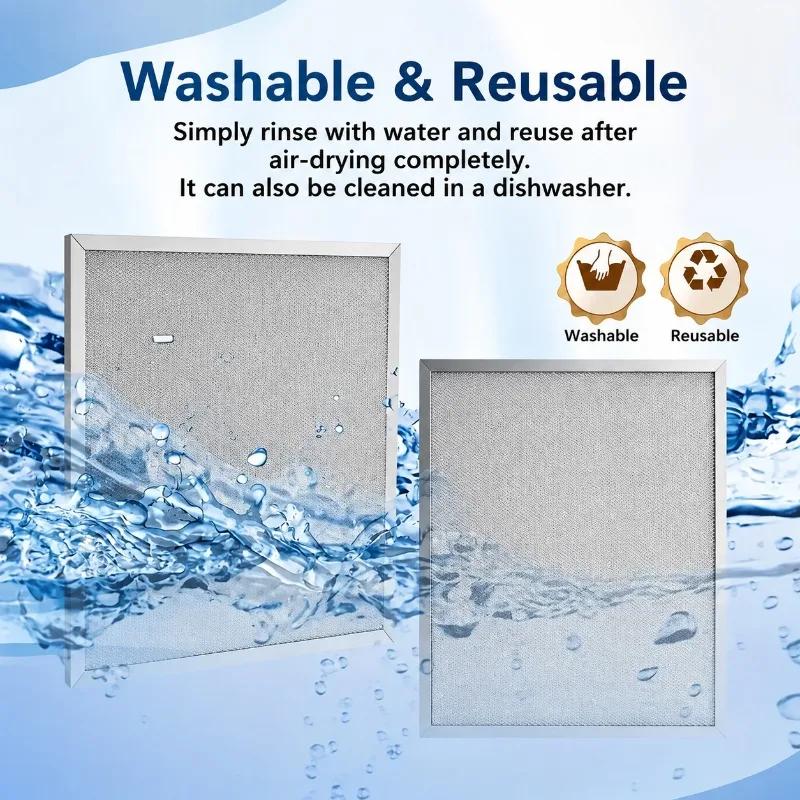 Range‑Hood Grease‑Intercept Aluminum‑Plate Filter Anti‑Drip Oil‑Baffle Screen Household Cooker‑Extractor Replacement Accessory