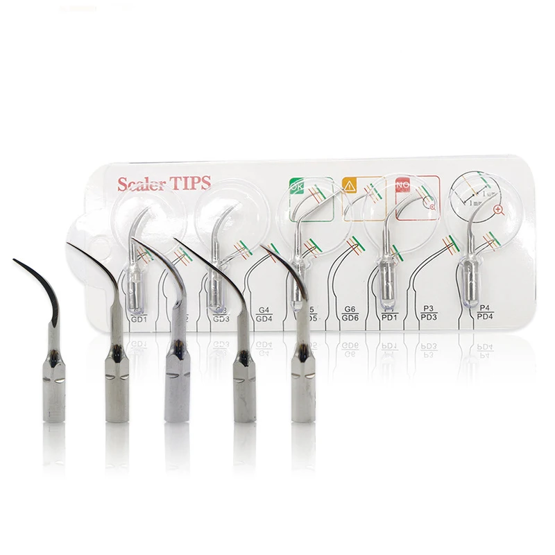 

Dental Ultrasonic Scaler Tip Fit for EMS Woodpecker 5pcs/Box Dentistry Scaler Tips Endo Scaling Tips Dentist Lac Tools