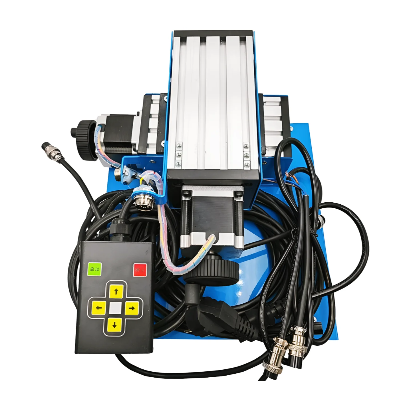 Cross Swing Automatic Two Axis Welding Oscillator Weaver PLC Controlled Motorized Mechanism for Welding Positioner Turntable