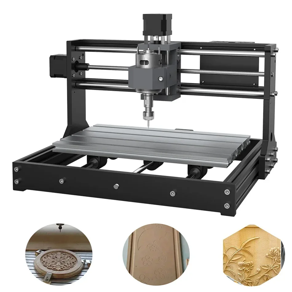 TWOTREES TTC3018 Factory Wholesale 3 Axes 300*180*40mm Engraving Area GRBL Control Small Portable CNC Wood Engraving Machine