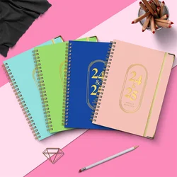 2024-2025 English Notebook A5 Diary Work and Exercise Schedule Notebook Art Students Sketch Book Memo Graffiti Stationery