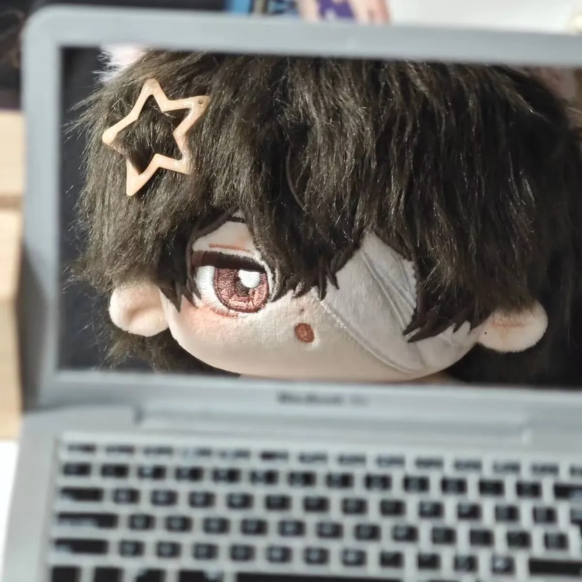 

"Bungo Stray Dogs" and "Dazai Osamu" attribute 20cm cotton doll cute anime fan art peripheral