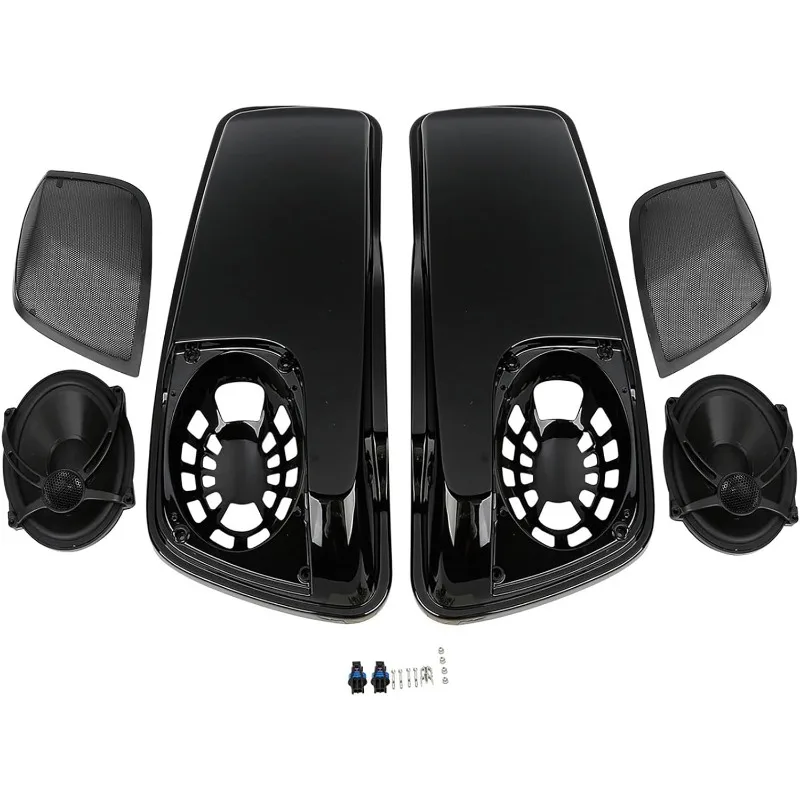 

TCMT Saddlebag Lids W/ 5"X7" Speakers Fits For Touring Touring Road King CVO Road Glide Street Glide
