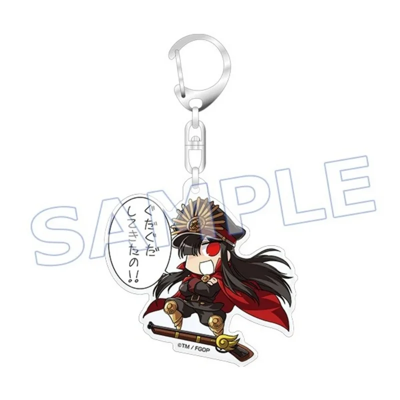 Anime Fate/Grand Order: Fujimaru Ritsuka Doesn't Get It Mash Kyrielight Q-Style Acrylic Pendant Keychains Bag Decorations