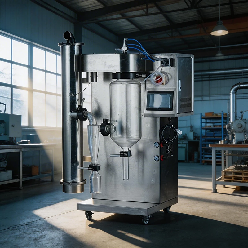 

Automatic Spray Dryer, Made 304 Stainless Steel, Suitable Detergent Powder Pilot-Scale Equipment, With A Capacity Of 50-70