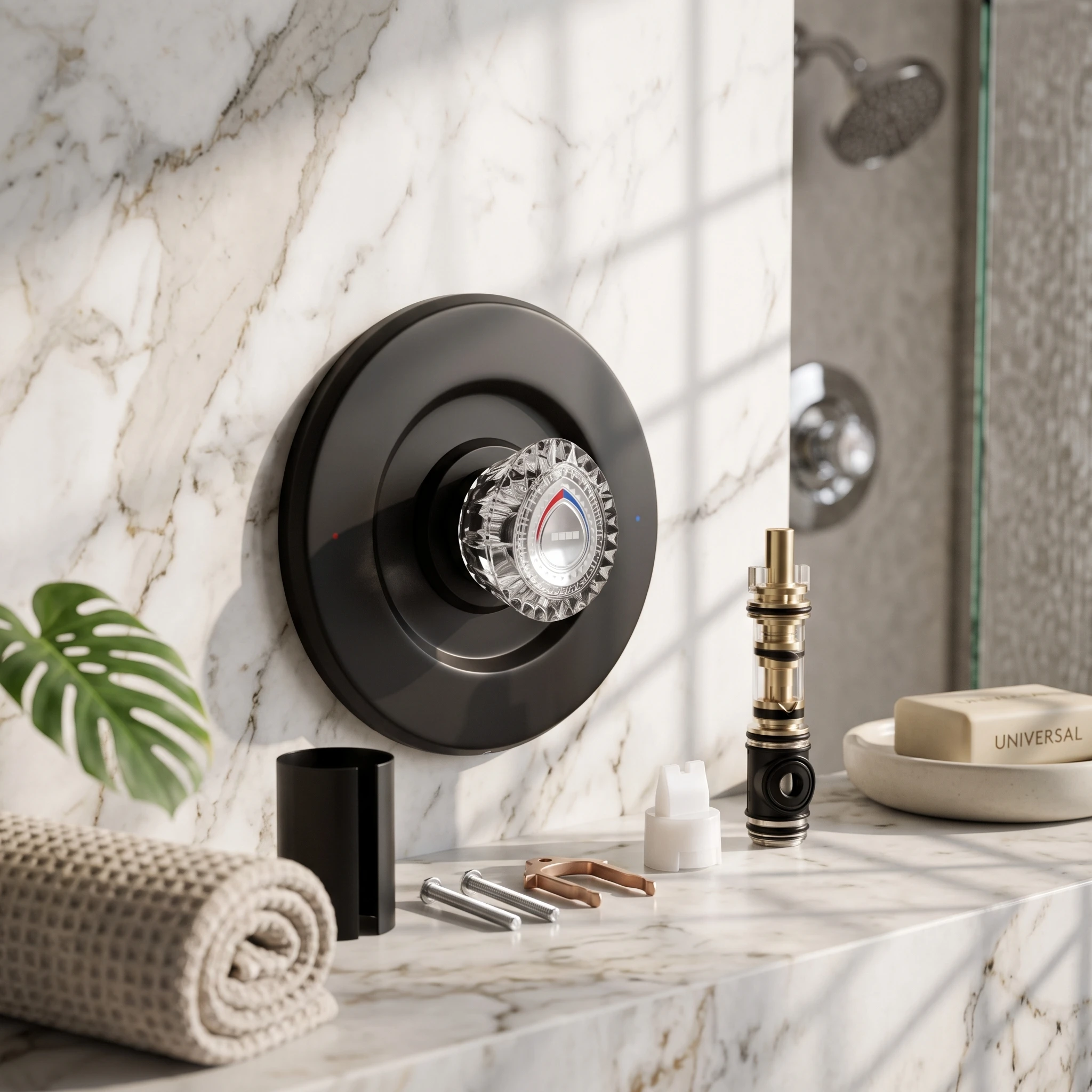 Shower Trim Kit with Cartridge Replacement Shower Trim Kit with Escutcheon Hardware Complete Cost-Effective for Homeowners