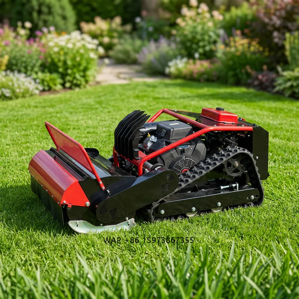 

Cheap Flail Mower Crawler Remote Control Lawn Mower With CE EPA Certificate for Bushes Work