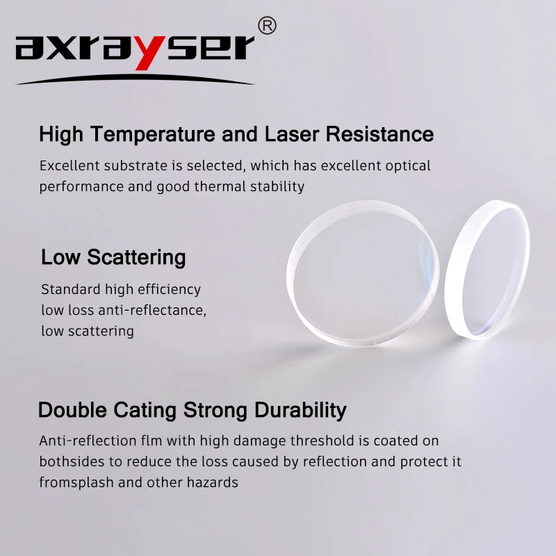 Imagem -04 - Poderoso Corte Fibra Laser Protective Windows Quartz Fused Silica Precitec Corpo Bystronic Raytools Lente D37x7 mm 1064nm