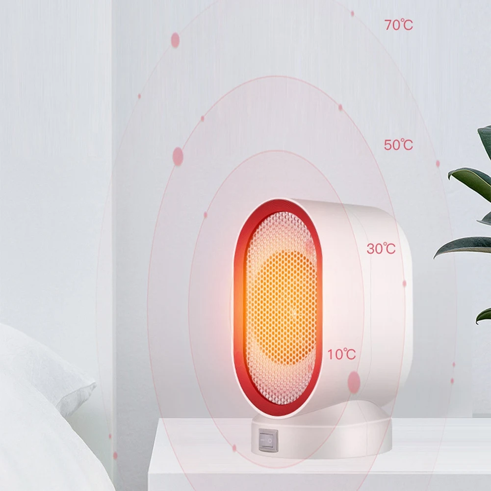 【قطرة السعر】مروحة سخان كهربائي محمولة للتدفئة منفاخ هواء دافئ لسطح المكتب موقد تسخين منزلي آلة تدفئة المبرد الأزرق بمقبس الاتحاد الأوروبي