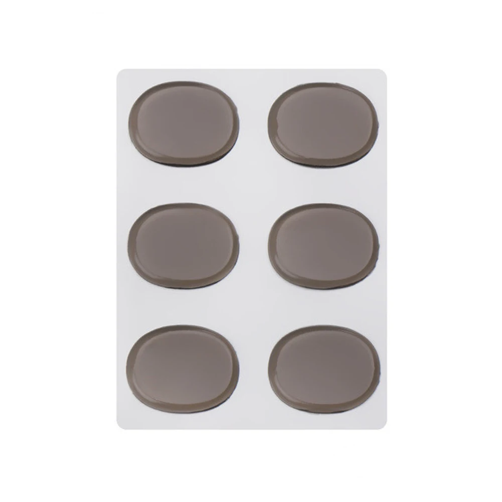 Control 6pcs/set Drum Muffler Transparent Shock Absorbing Percussion Silicone Pads Drum Damper Drum Mute Pads Drum Gel Pads