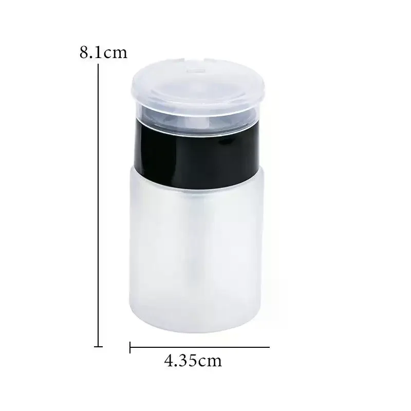 Nail Art Press Pump Bottle Leakproof Design Easy Press Dispensing For Home DIY Nail Care Salon Use