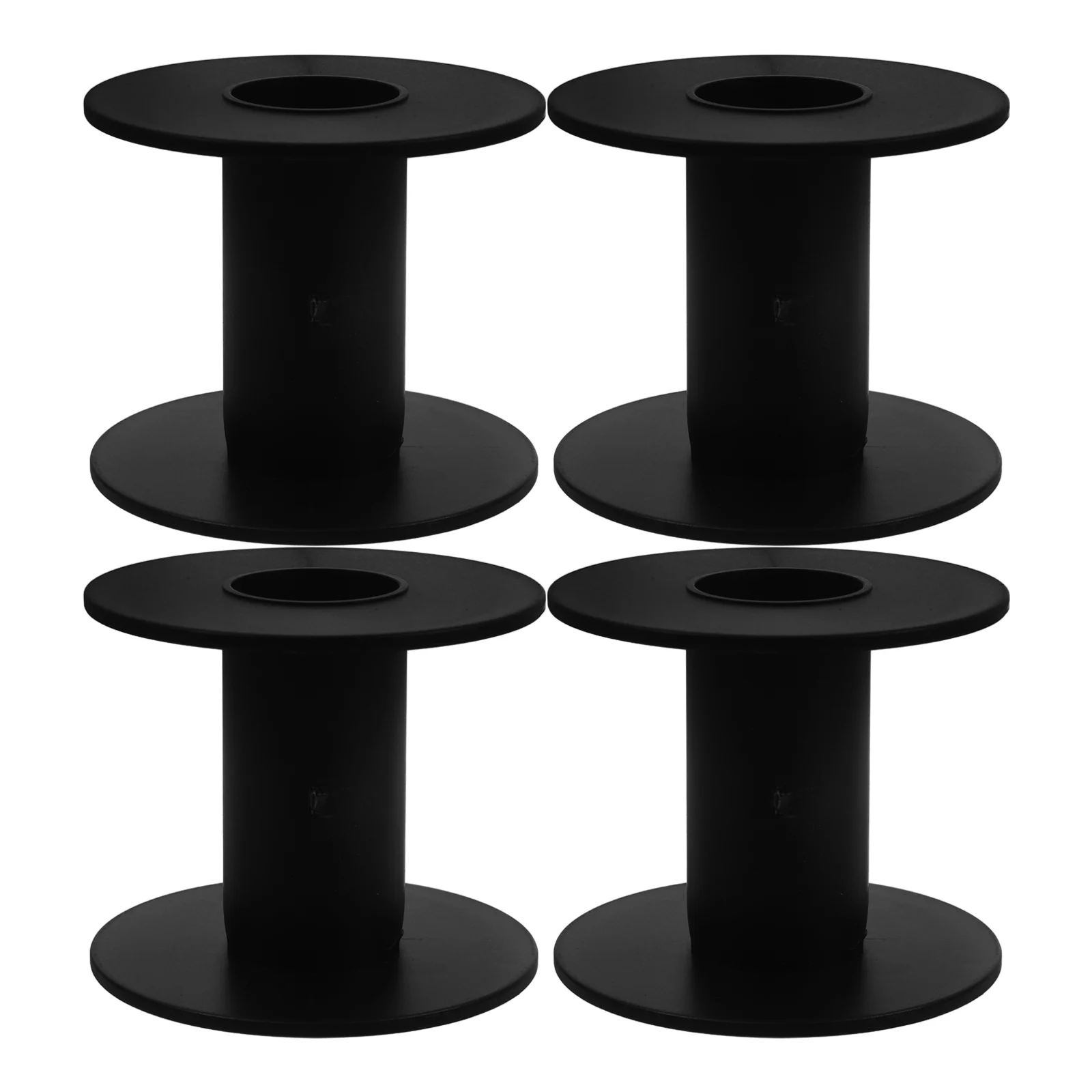

4pcs Cable Spools Empty Wire Spools Replaceable Bobbins Plastic Spool Part 3D Printing Accessories Storage Solution