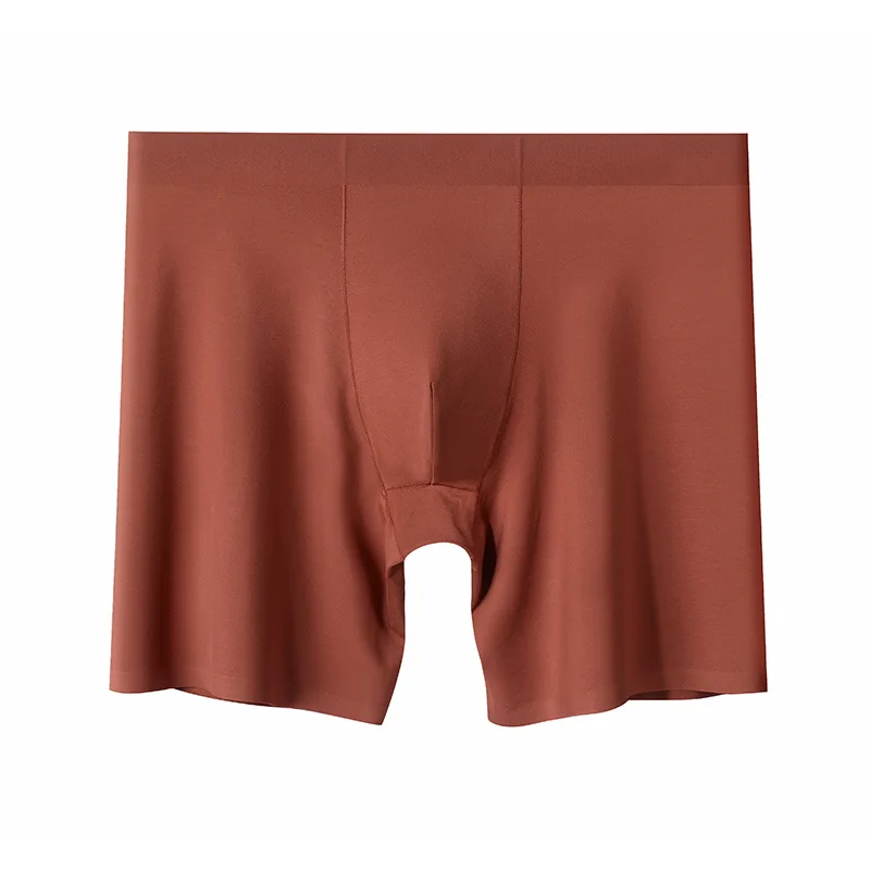 Boxers de sport XL-7XL pour hommes, sous-vêtements grande taille, culotte homme confortable, poudres respirantes, caleçon à jambe longue