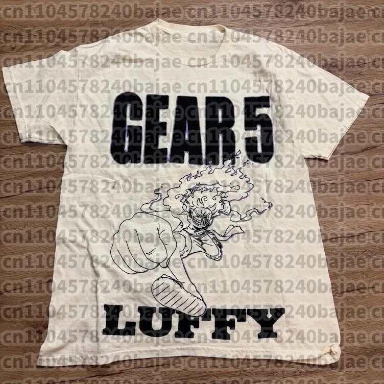 One Piece Japanisches Anime Bedrucktes Herren-T-Shirt Roronoa Zoro Jungen Kinder Harajuku Kurzarm Kinder Luffy T-Shirt Kleidung
