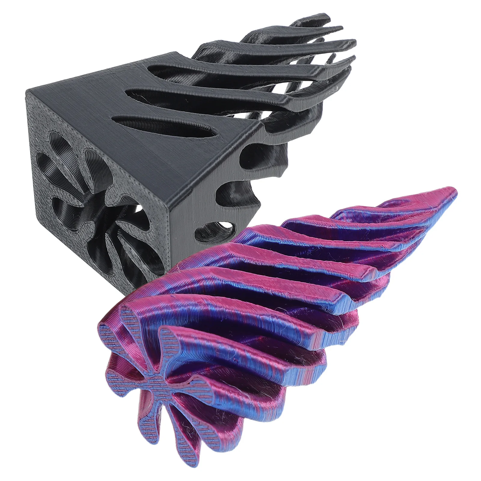 دوامة مخروط ثلاثية الأبعاد مطبوعة تململ تصميم الاسترخاء مكتب الوهم Pasthrough الهرم المستحيل دوامة ثلاثية الأبعاد مطبوعة ألعاب متململة