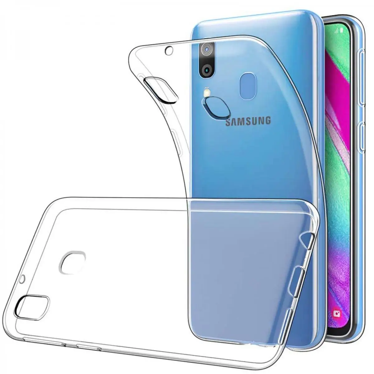 For Samsung Galaxy A40 Phone Clear TPU gel Case Silicone Case