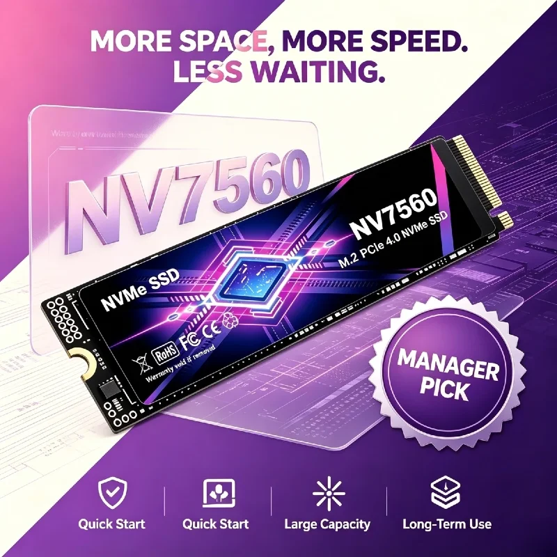 Internal Solid State Drive Latest Fast Speed NV7560 M2 NVMe PCIe Gen4 SSD 500GB 1TB 2TB 4TB or Game Office PC Notebook