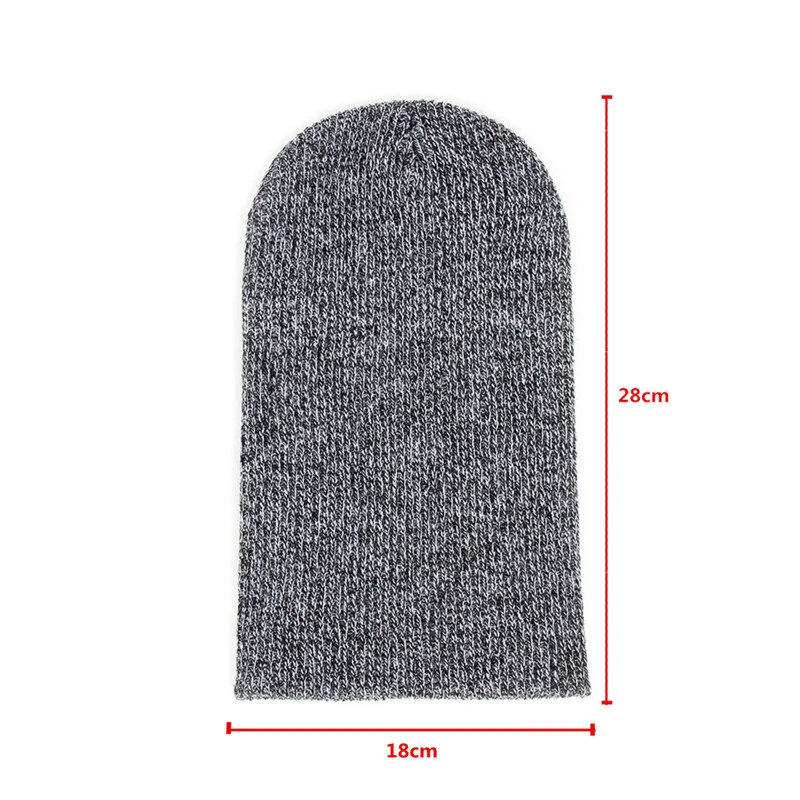 Youpin-gorros de lana sólida para hombre, gorro de punto grueso, cálido, de invierno, informal, Hip-hop, Unisex