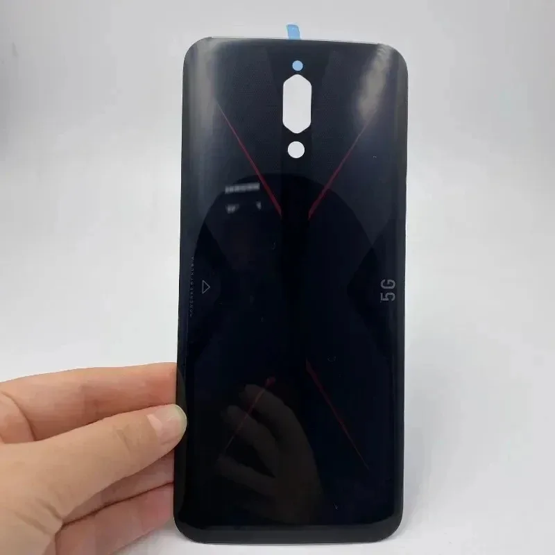 Glass Back Cover Housing Rear Case With Adhesive For ZTE Nubia Red Magic 5G NX659J