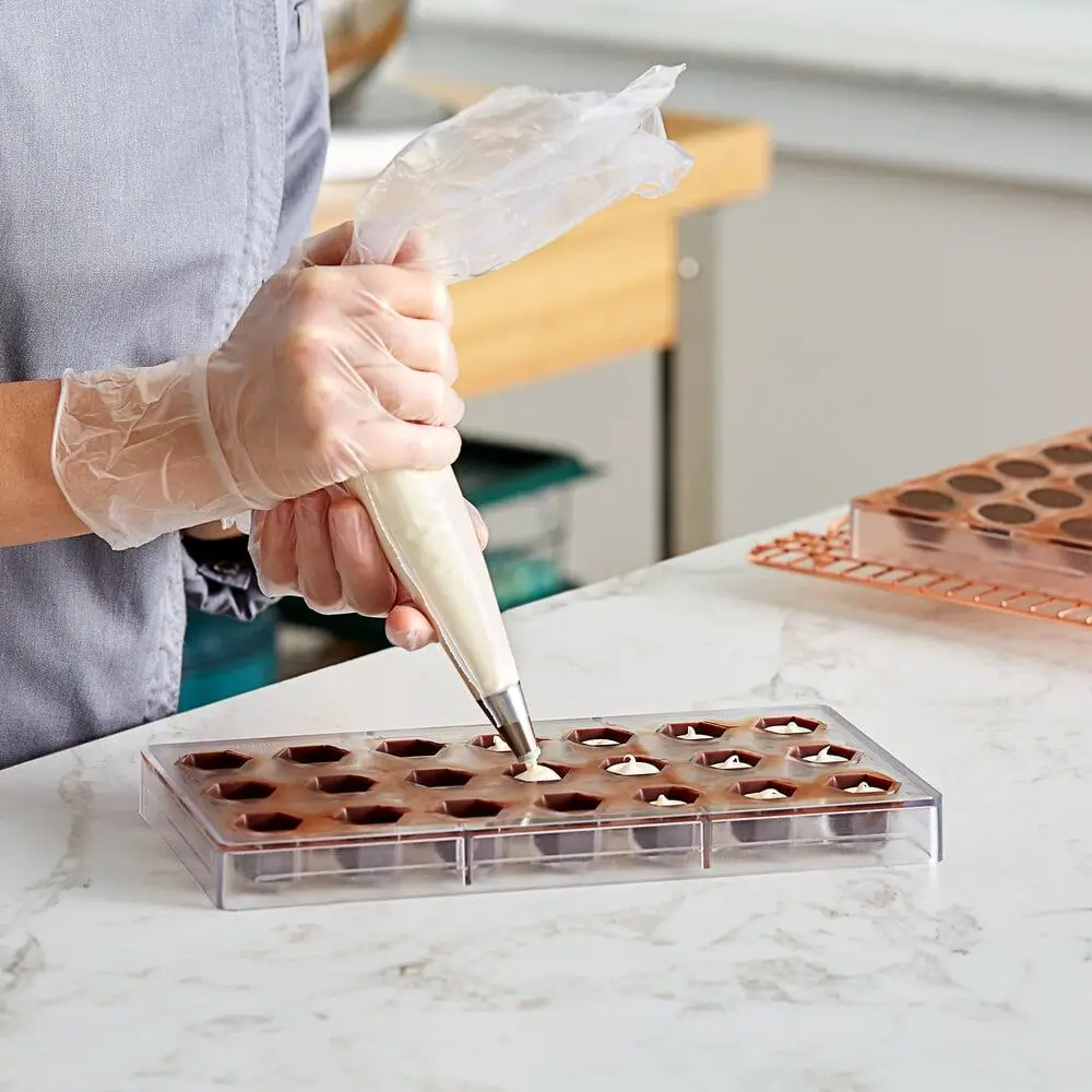 1 Stücke Polycarbonat Schokoladenform Süßigkeiten Herz Kugel Diamantform Bar Süßwaren Backen Gebäck Werkzeuge