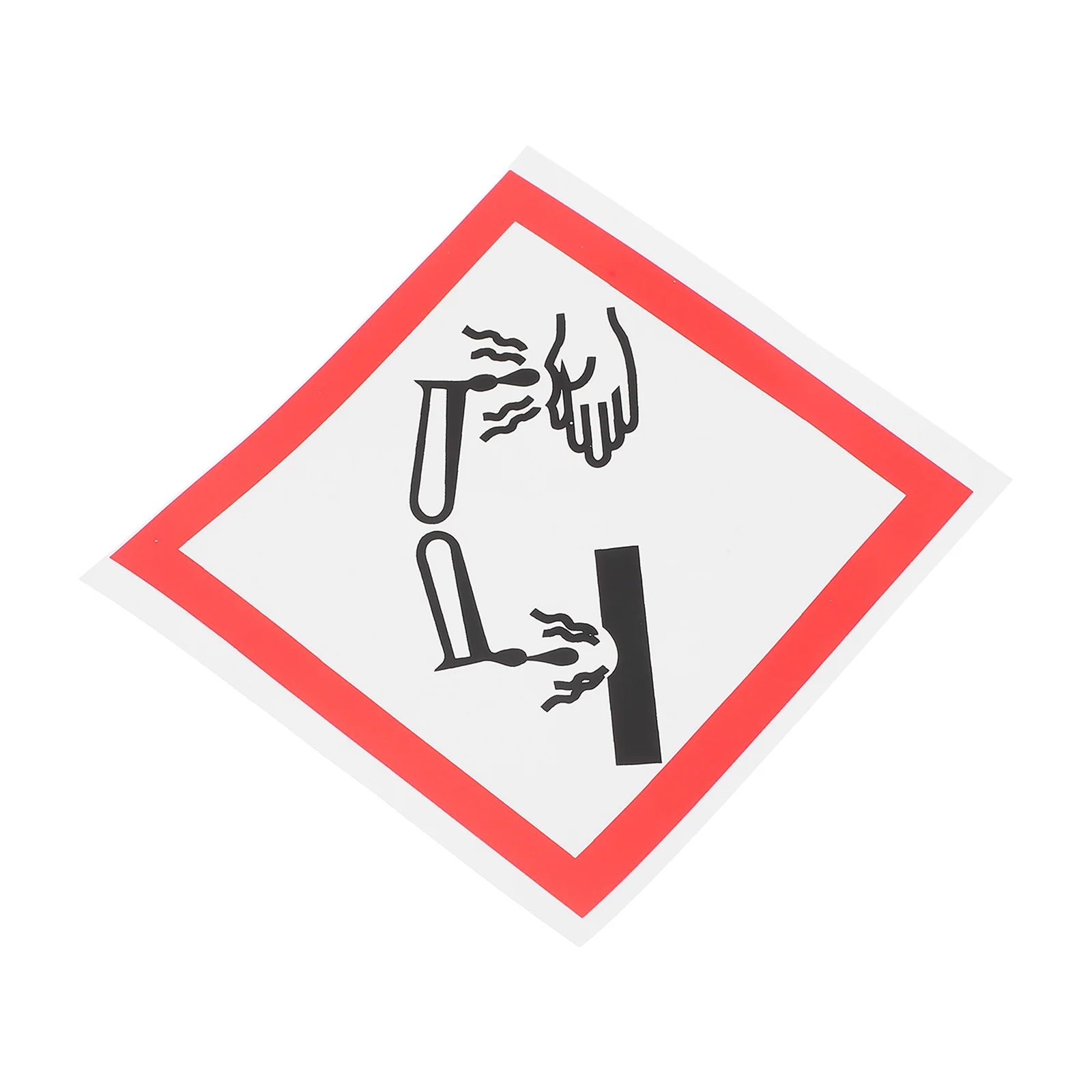 Etiquetas químicas, cartel Hazmat, adhesivo de seguridad a prueba de agua, señal de advertencia de vinilo, señales de Pvc