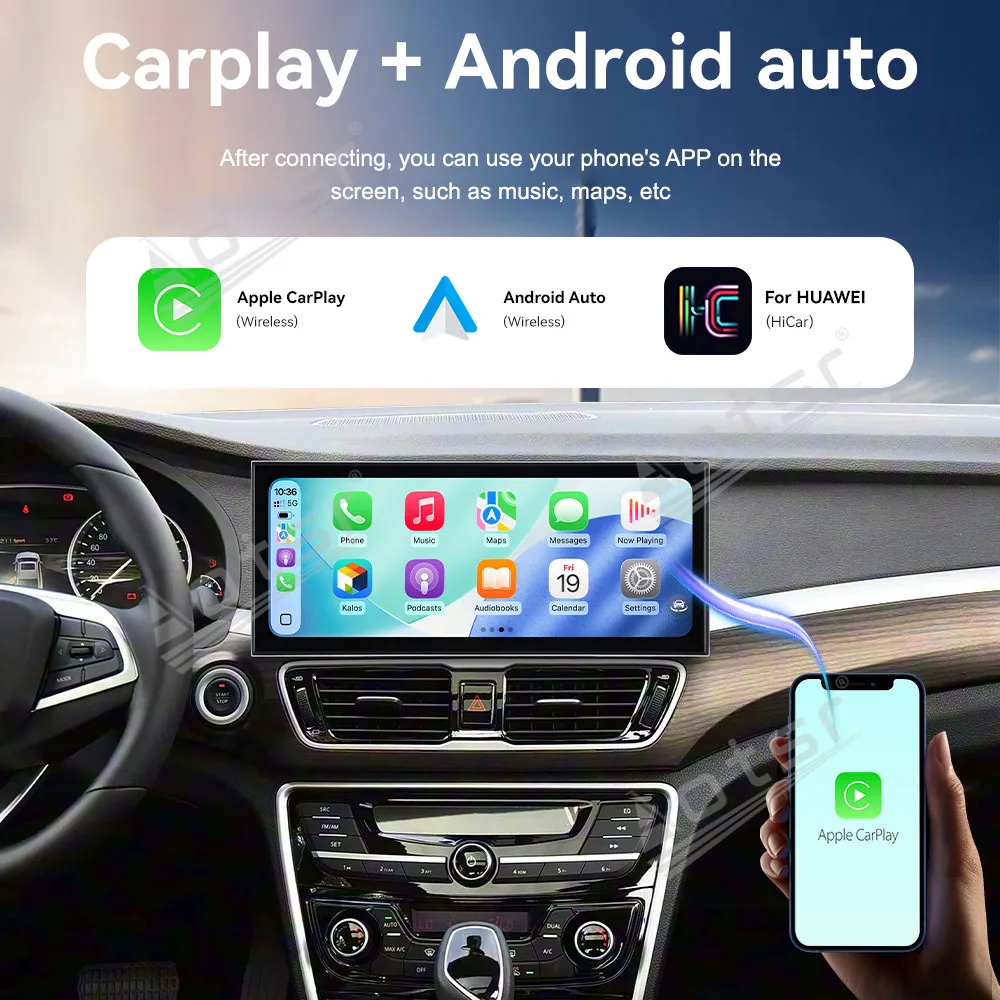 CarPlay 15.8’’ Android 15 For Geely Borui   2017-2018 Carplay  Car gadgets Car GPS Navigation HD Screen Multimedia Player Head