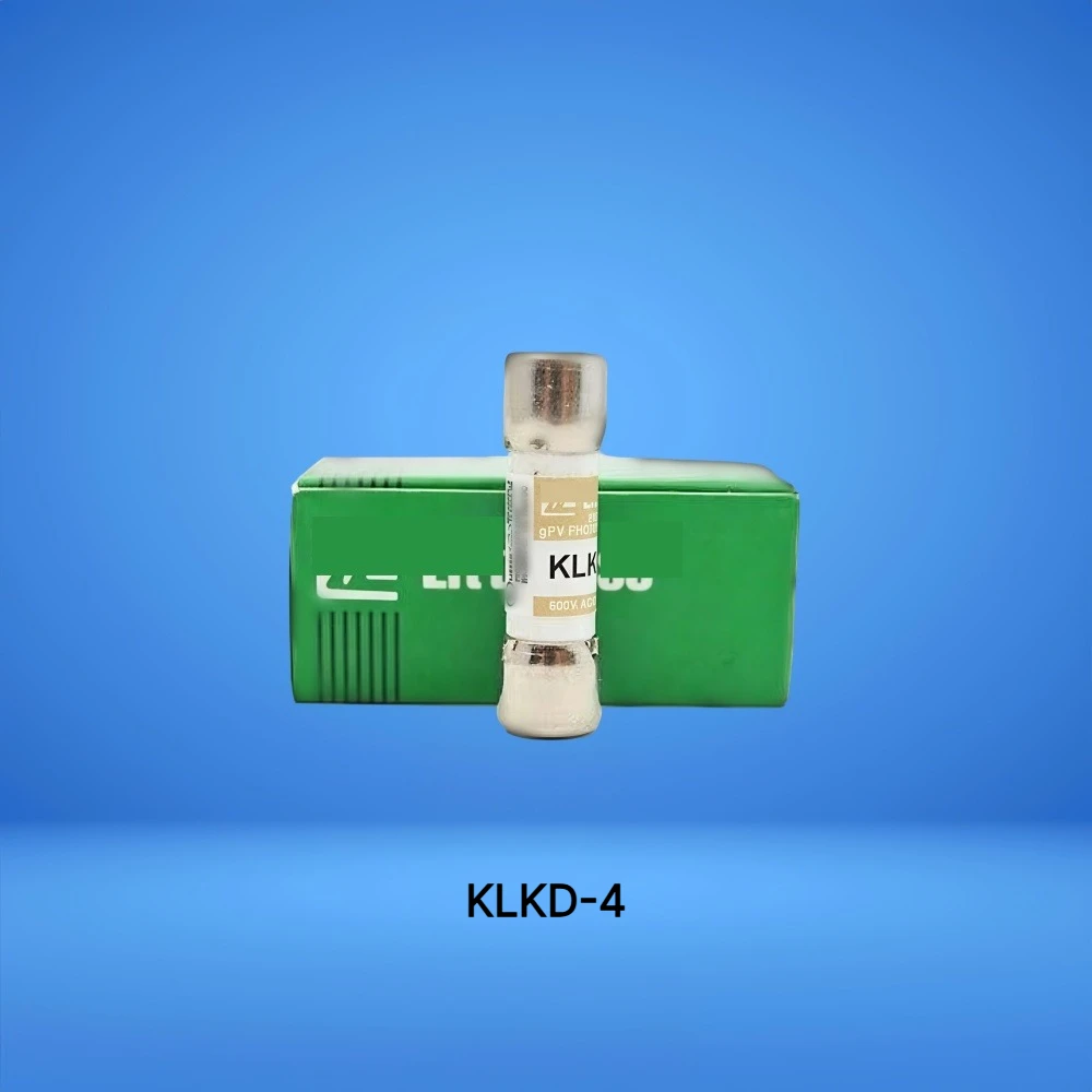 KLKD-4 Fast Acting Midget Cartridge Fuse 4A 600VAC Circuit Protection 【10-Pack】 OEM