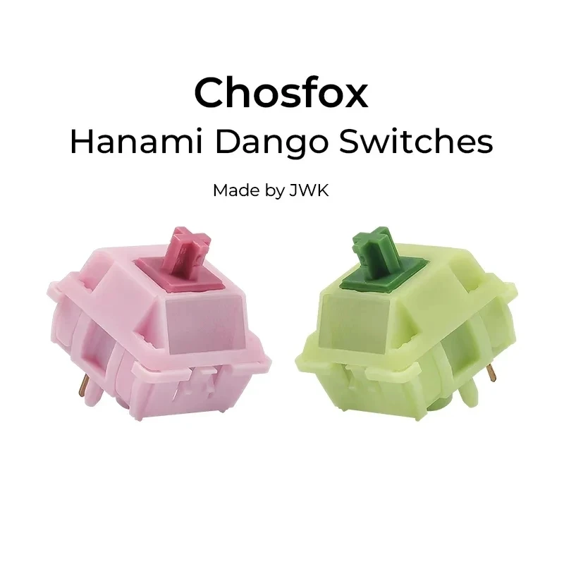 Chosmox Hanami Dango Switch Mechanische Toetsenbordschakelaar Verlenging 5 Pinnen Zoals Panda Geavanceerde Tactiele/Lineaire/Zilverachtige Schakelaar