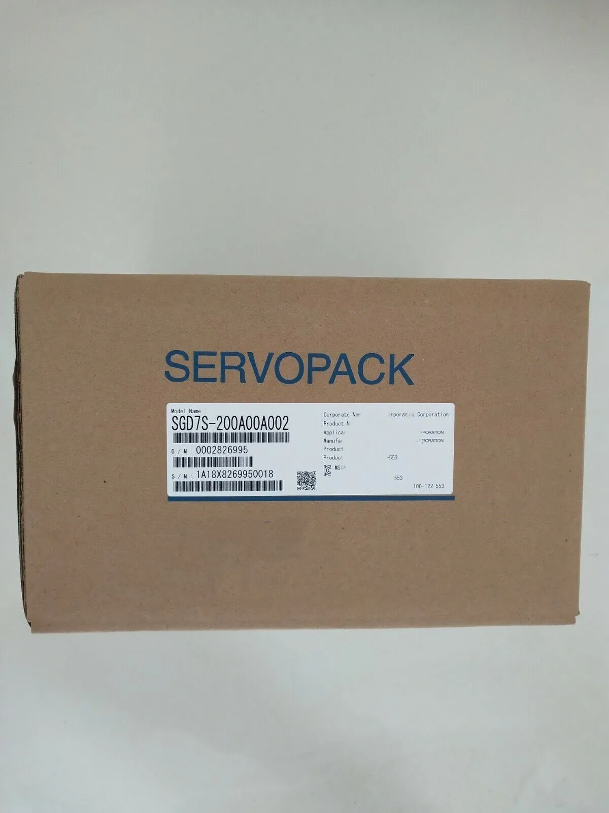 

SGD7S-200A00A002 new Servo drive