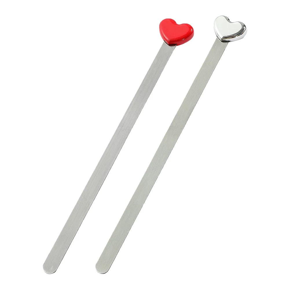 2pcs Retro Metal Bookmarks Lightweight Portable With Hole For Party Decoration Cards Diy Crafts Gift Book Markers