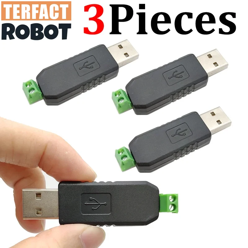TERFACT 3 قطعة USB إلى RS485 485 محول محول دعم Win7 XP Vista Linux Mac OS WinCE5.0