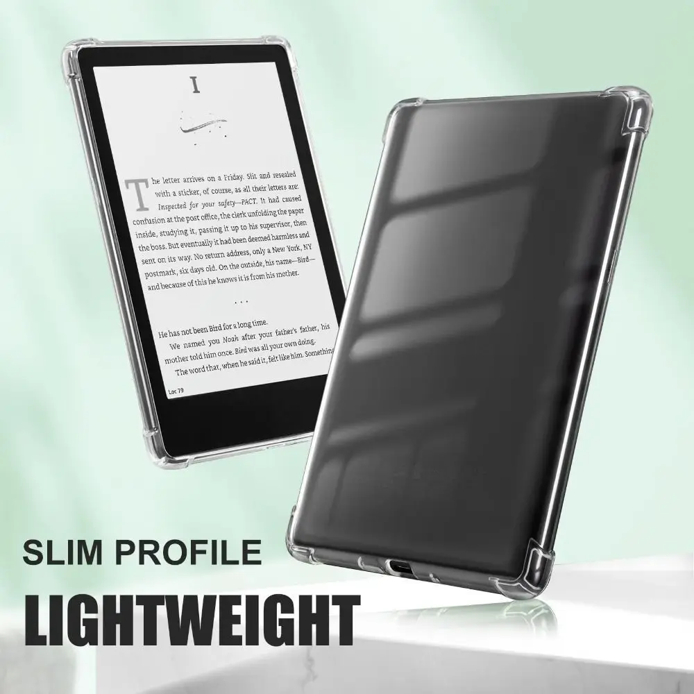 11/12th Gen e-Reader Case SA568B 6 6.8 7 inch Back Cover Anti Scratch Shockproof for Kindle Paperwhite 1/2/3/4/5 Colorsoft 2024