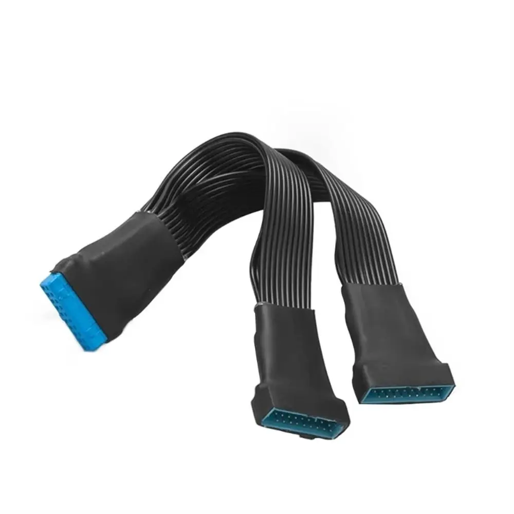 

Two Cable for Motherboard 1 to 2 Adapter 19 Pin/20Pin Mainboard Cable Extension Cable Internal Extension Header Splitter Cable