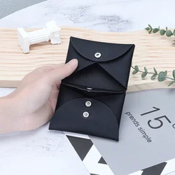 Mini Coin Purse Genuine Leather Small Coin Wallet Genuine Leather Hasp Coin Purse Pouch Change Holder Card Holder for Men Women