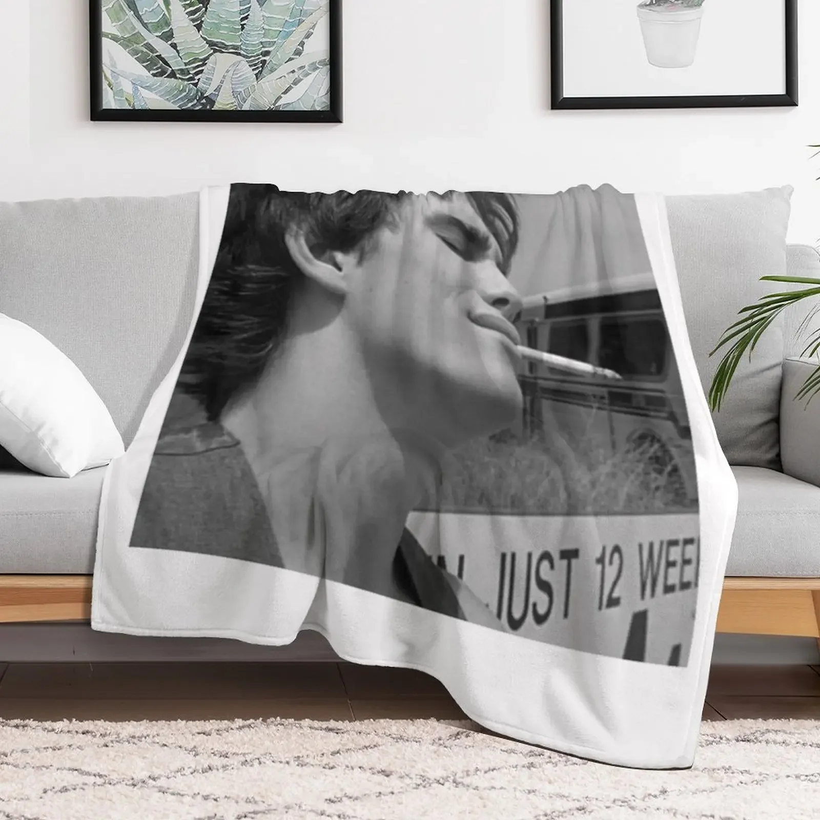 Matt dillon Throw Blanket Warm Plush Fuzzy Blanket for Living Room