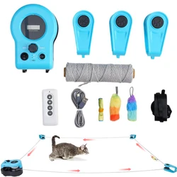 Cat Running Wheel Interactive Cat Toy,Cat Wheel Exerciser Cat Running Treadmill for Indoor Adjustable Speed Simulated Interactiv