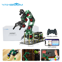 Yahboom DOFBOT AI Vision Robotic Arm Kit ROS Robot for RaspberryPi 5 Adopt Python Programming Object Recognition CE ROHS